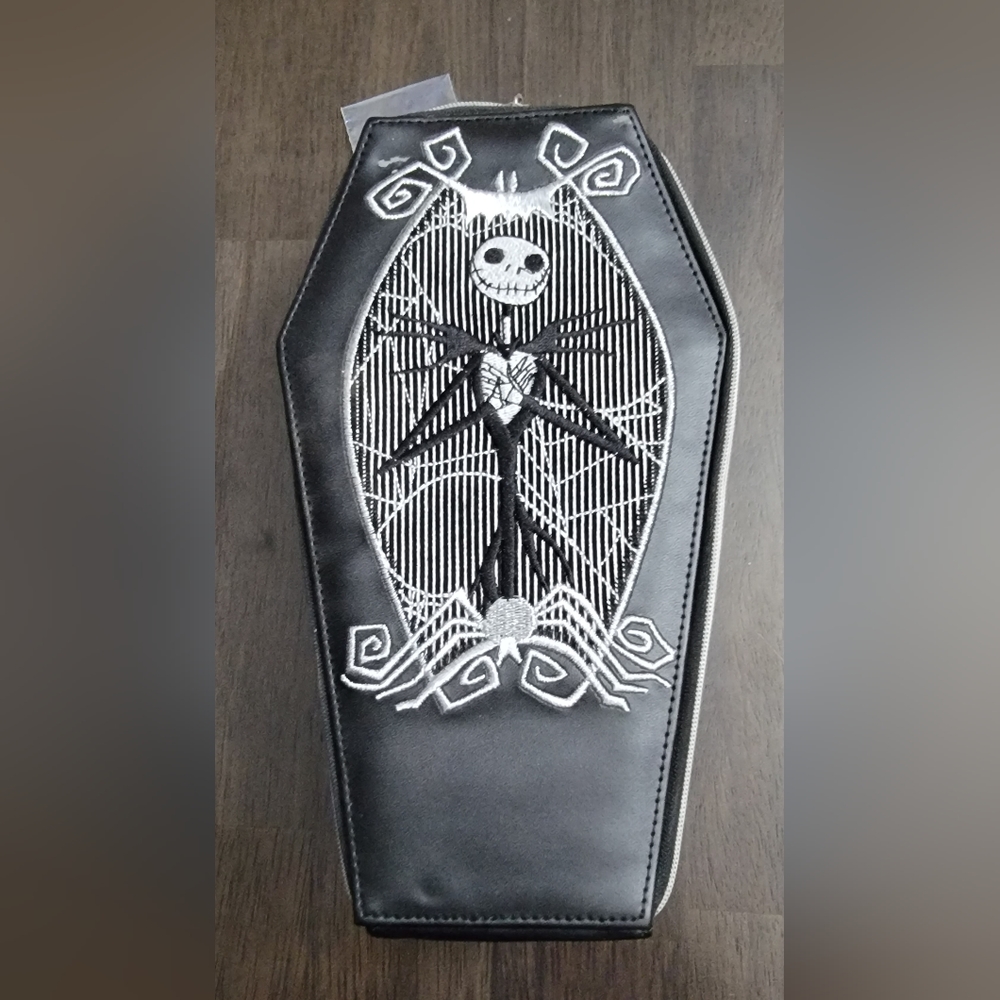 Vintage The Nightmare Before Christmas - Very Rare Jack Skellington Coffin Purse